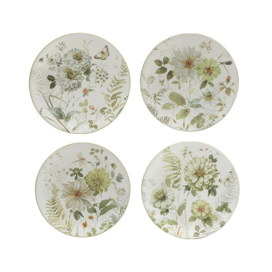 Green Fields Set of 4 Salad Plate 9"