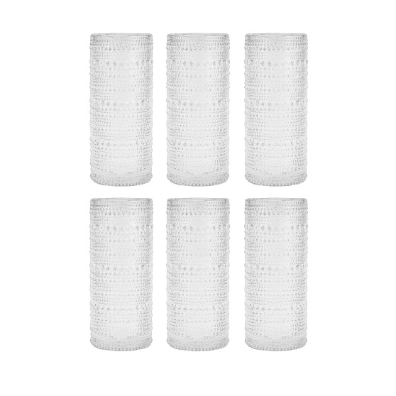 Jupiter 10.8 Oz Collins Highball Glass 6-Piece Set