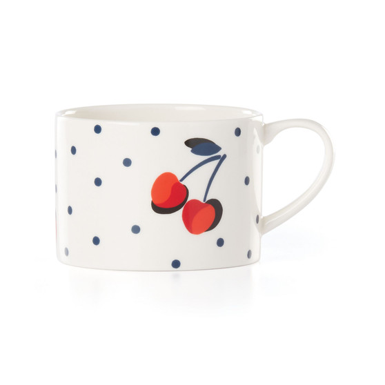 Vintage Cherry Dot Weekend Mug