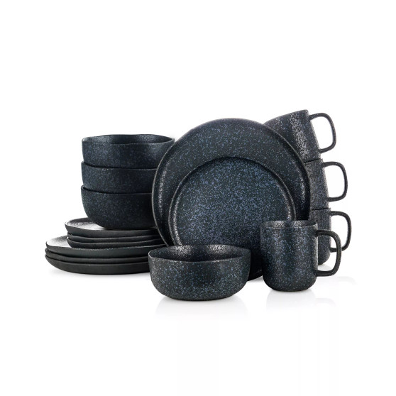 Tom 16 Pieces Dinnerware Set, Service For 4