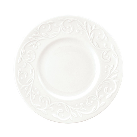 Dinnerware, Set of 4 Opal Innocence Carved Dessert Plates