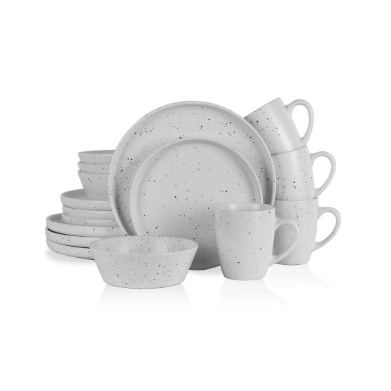 Jade 16 Pieces Dinnerware Set, Service For 4
