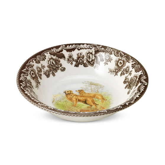 Woodland Golden Retriever Cereal Bowl