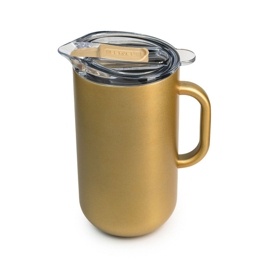 Vacuum-Insulated Double-Walled Copper-Lined Stainless Steel Pitcher 2 Liter