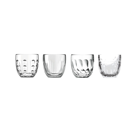 La Rochere Assorted, 3.2 oz Espresso Cups, Set of 4