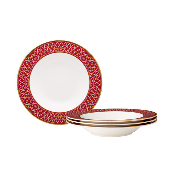 Crochet Set of 4 Soup Bowls, 8 1/2" 12 OZ