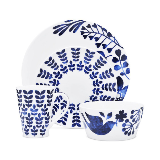 Sandefjord Porcelain 4-Pc. Coupe Place Setting