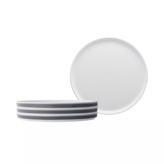 ColorStax Stripe Dinner Plates, Set of 4