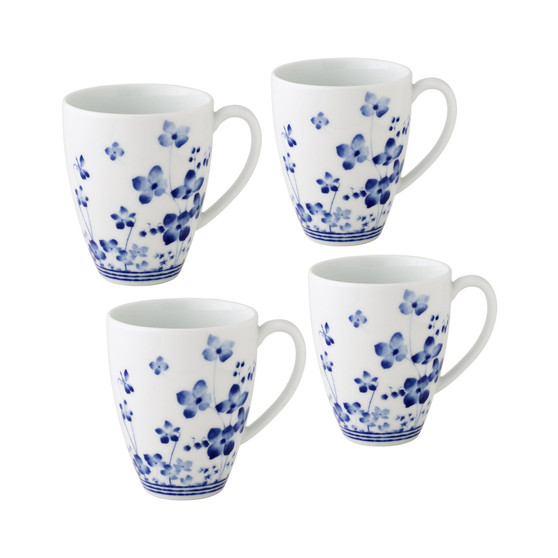 Bloomington Road Set of 4 Mugs, 16 OZ.