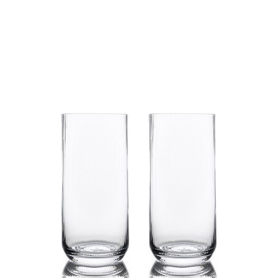 Optic High Ball Glasses - Set of 2
