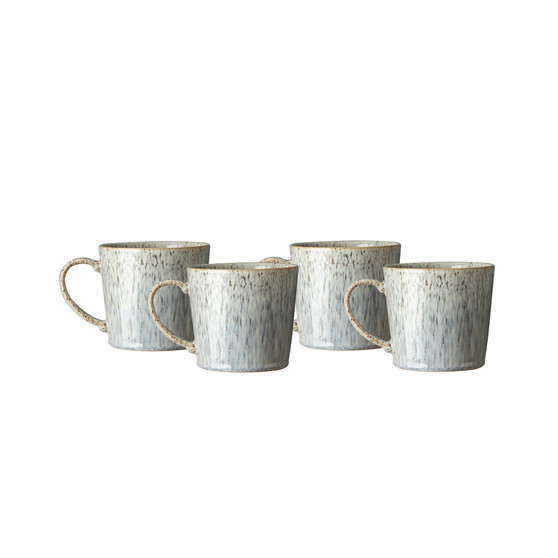 Halo Speckle Mugs, Set of 4