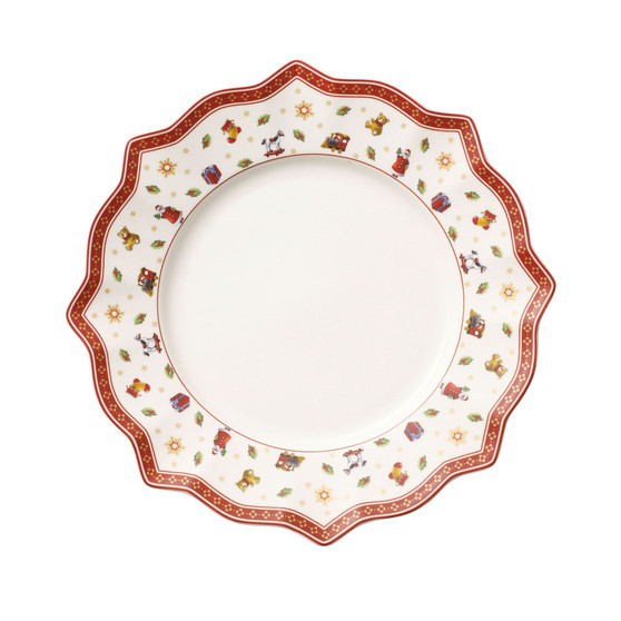 Toy's Delight White Dinner Plate