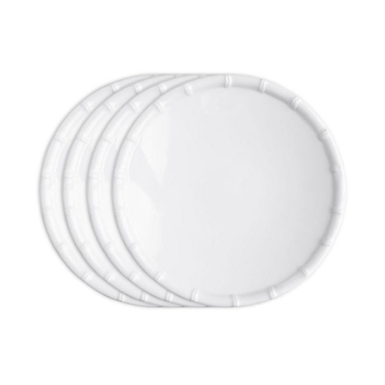 Melamine Zen Bamboo 9" Salad Plate Set/4