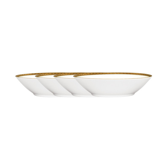 Charlotta Gold Set of 4 Fruit Bowls, Service For 4