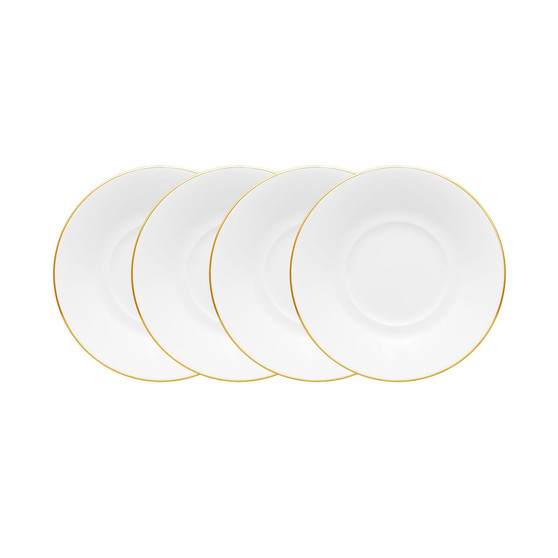 Accompanist Set of 4 Saucer, Service For 4