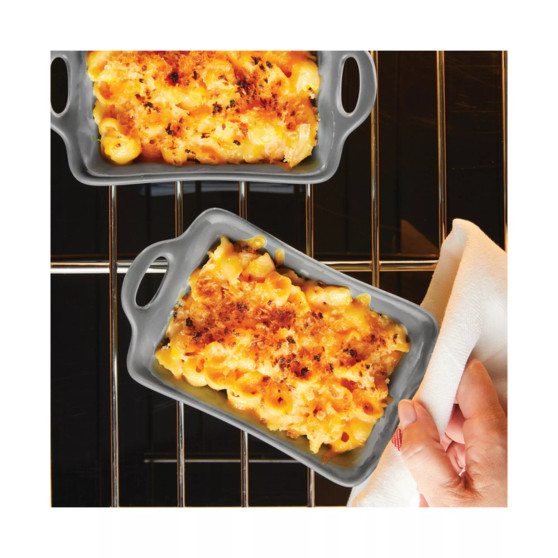Ceramics Rectangular Au Gratin Baking Dish, Set of 2