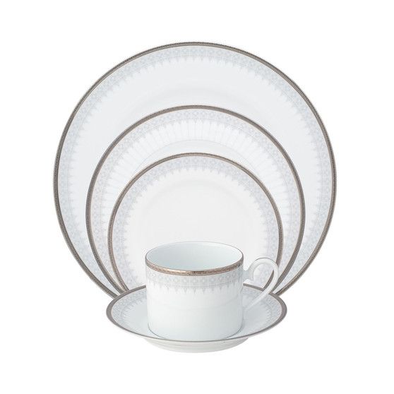 Silver Colonnade 5 Piece Place Setting, Service for 1