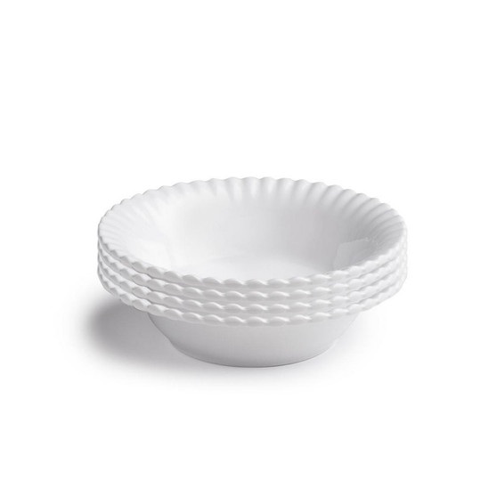 Melamine Patio Luxe Lightweight 7.5" Personal Bowl Set/4