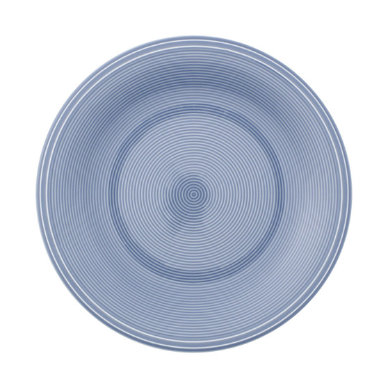 Color Loop Horizon Blue Dinner Plate