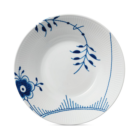 Blue Fluted Mega Pasta Bowl