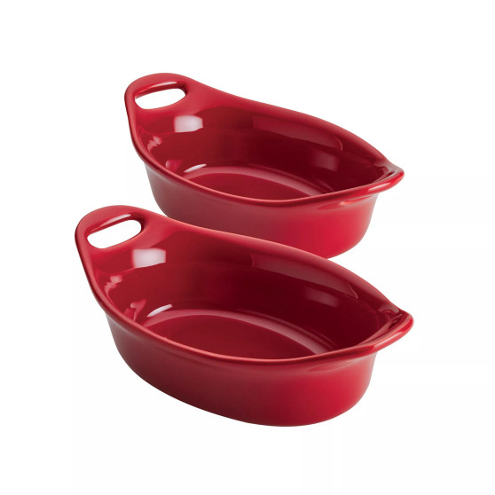 Ceramics 2-Pc. Oval Au Gratin Set