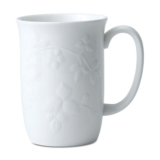 Wild Strawberry White Mug