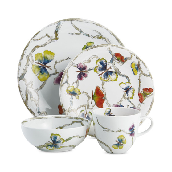 Butterfly Ginkgo Dinnerware Collection 4-Pc. Place Setting