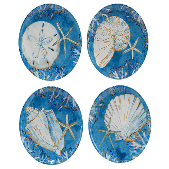 Playa Shells Set of 4 Dinner Plate