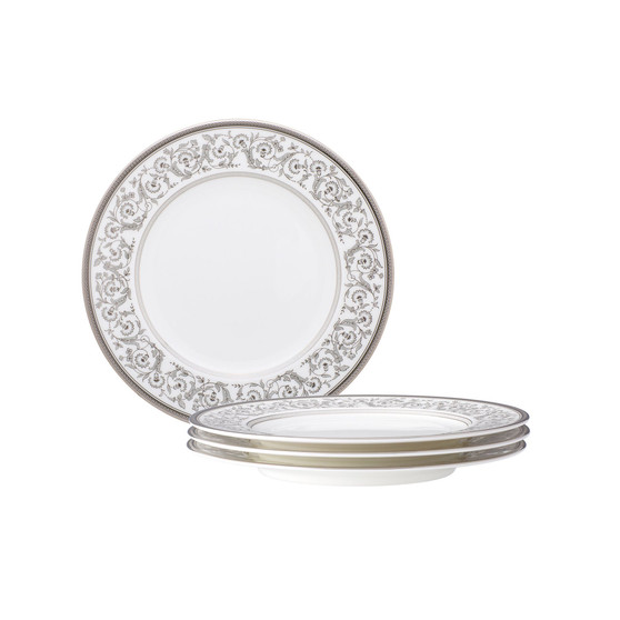 Summit Platinum Set of 4 Salad Plates, Service For 4