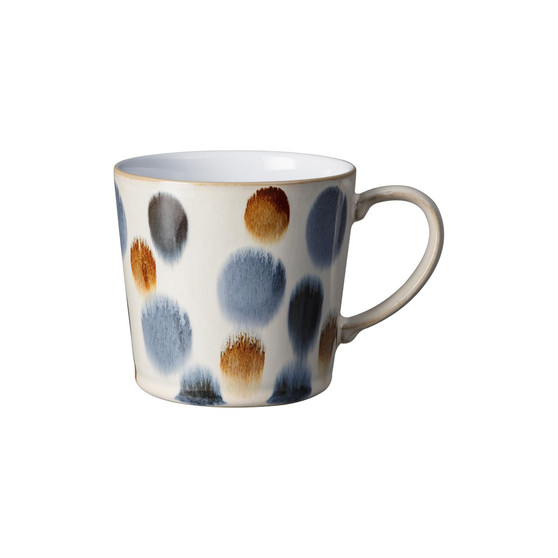 Brown Spot Painted Large Mug