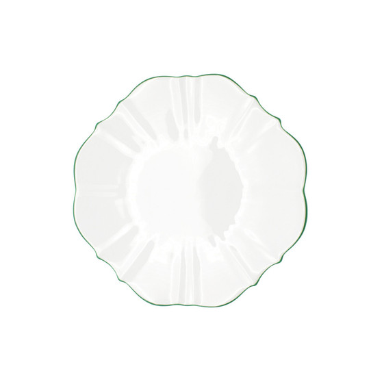 Amelie Forest Green Rim 10.5" Dinner Plate