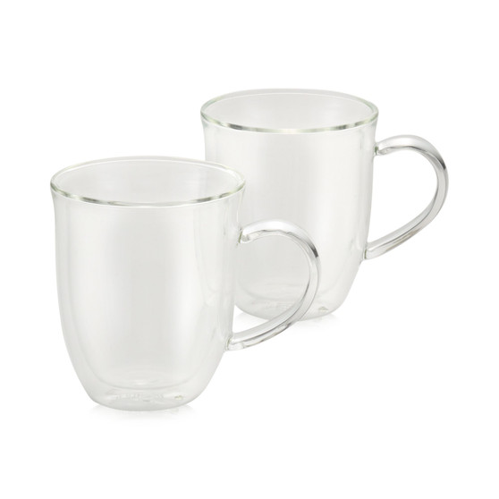 2-Pc. Glass Latte Cup Set