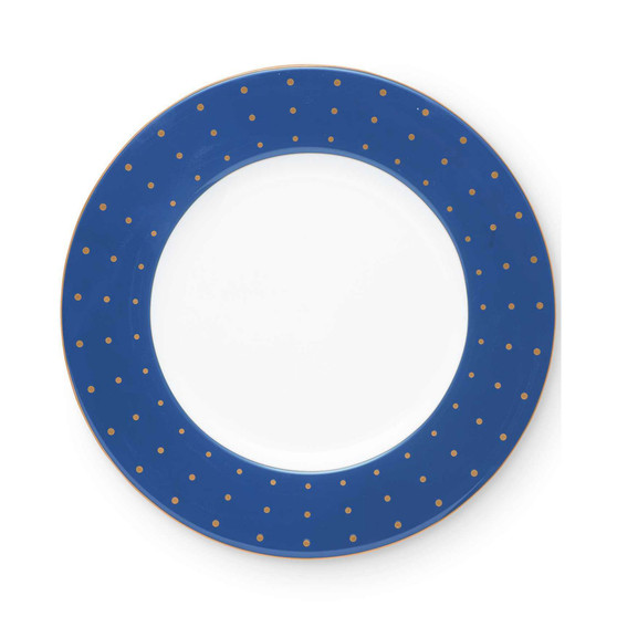 Library Lane Navy 9" Accent Plate