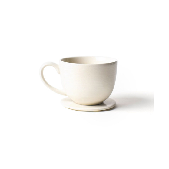 Signature White Footed Mug