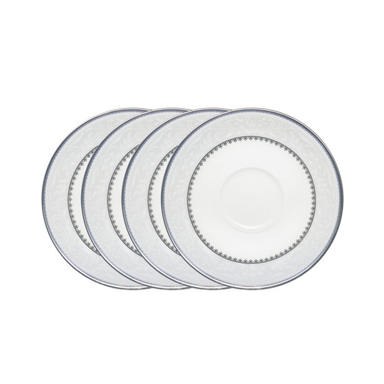 Brocato Set of 4 Saucers, Service For 4