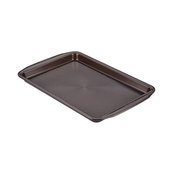 Symmetry Nonstick Chocolate Brown 10" x 15" Cookie Pan