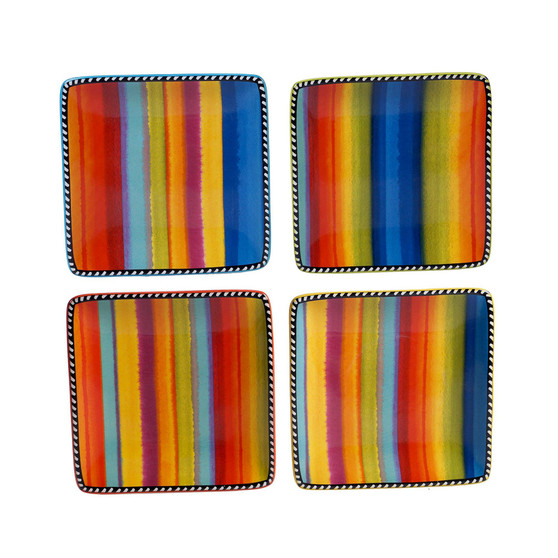 Sierra 4-Pc. Canape Plates asst.