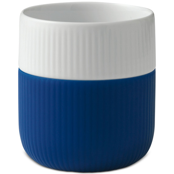 Mega Blue Fluted Contrast Mug