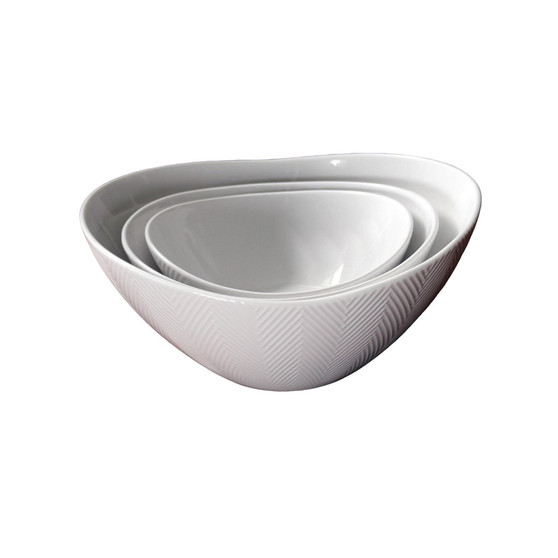 Highlands 3 Piece Nesting Serving Bowl Set