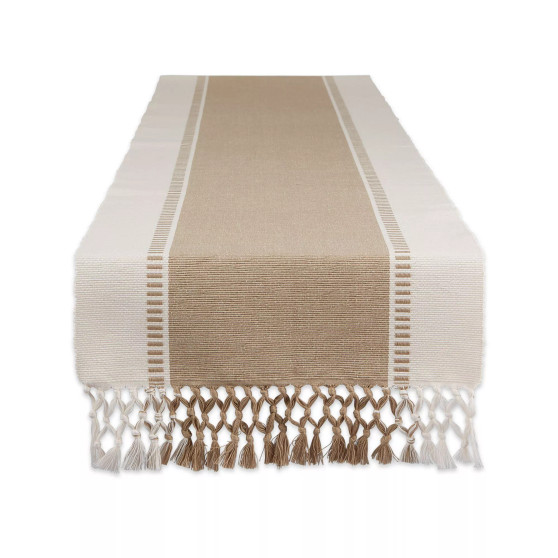 Dobby Stripe Table Runner, 13" x 108"