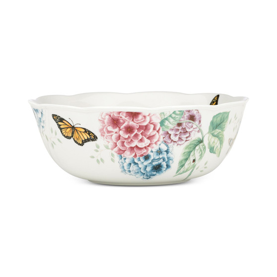 Butterfly Meadow Hydrangea Collection Serving Bowl