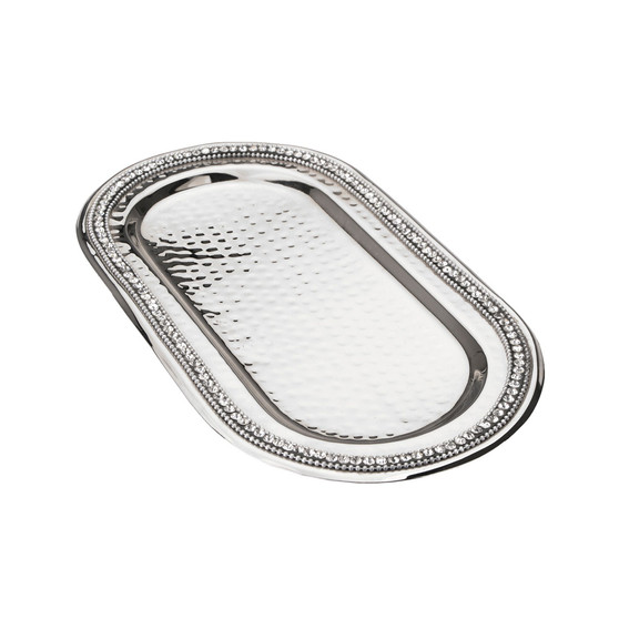 Prism Serving Tray with Diamonds, Candle Tray