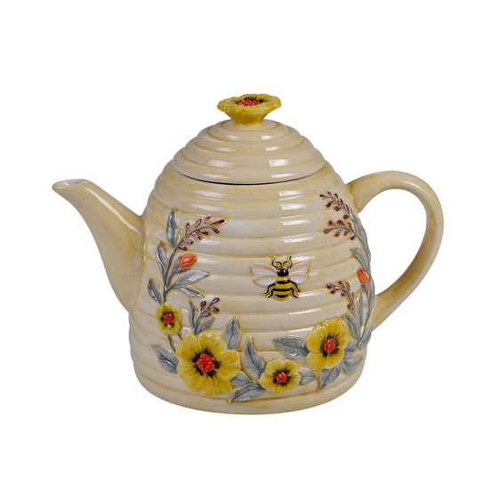 Bee Sweet 3-D Beehive Teapot