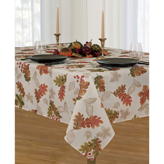 Swaying Leaves  60" X 102" Tablecloth