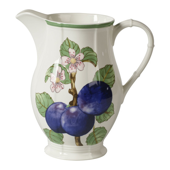 French Garden Modern Fruit Oversized Pitcher
