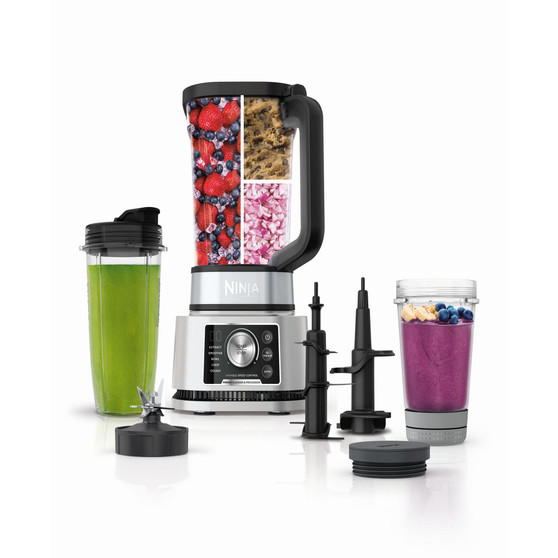 Foodi® Power Blender & Processor System with Smoothie Bowl Maker and Nutrient Extractor* + 4in1 Blender 1400WP