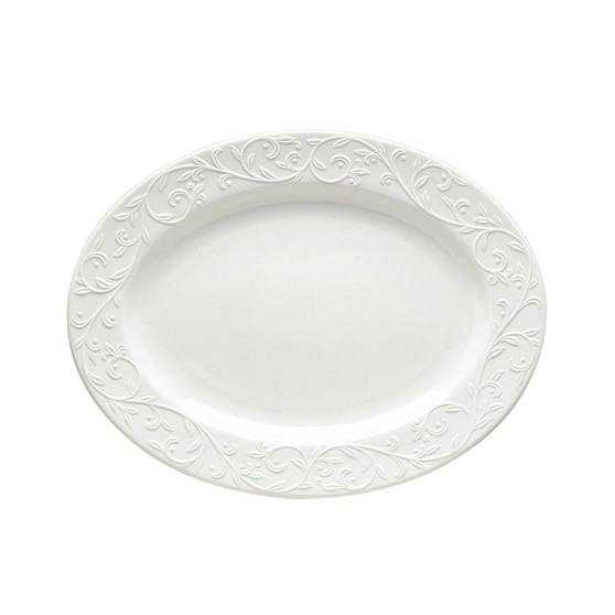 Dinnerware, Opal Innocence Carved Large Oval Platter
