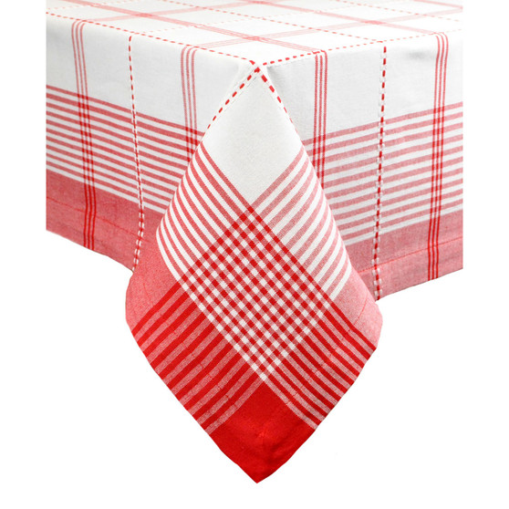 Country Plaid Tablecloth 60" x 120"