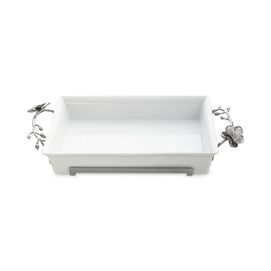 Serveware White Orchid Casserole Dish