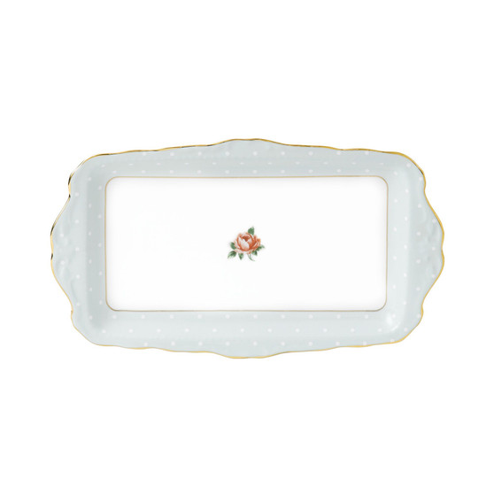 Old Country Roses Polka Rose Sandwich Tray